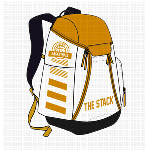 กระเป๋าเป้สะพายหลังบาสเก็ตบอลสไตล์กีฬาผู้ชายออกแบบได้เองนุ่มซักได้มีซิปปิดกันขโมยโพลีเอสเตอร์กระเป๋าเดินทางแฟชั่น - Product Image 2