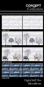 Intérieur décoratif 300X450mm carreaux de céramique salon chambre cuisine toilette salle de bain brillant carreaux muraux - Product Image 6