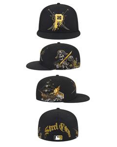 Gorras de Béisbol Snapback Deportivas Unisex Personalizadas Baratas, Gorra Trucker Negra con Hebilla Metálica, Tela Común al por Mayor - Product Image 6