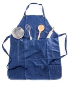 Tablier à bavette sans manches en coton biologique 100% accessoire de nettoyage de cuisine de qualité avec design coloré recyclable pour la cuisine des femmes - Product Image 5