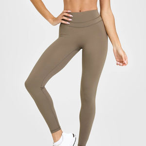Prix direct d'usine Leggings de yoga personnalisés sans couture pour femmes Leggings d'entraînement taille haute taille élastique Leggings de yoga - Product Image 2