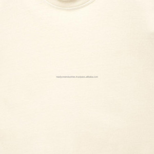 เสื้อเชิ้ตแขนยาวผ้าฝ้ายลายทางสำหรับ350gsm เสื้อถักผ้าย้อมสีออกแบบได้ตามที่ต้องการ - Product Image 6