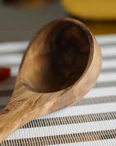 Nueva Cuchara de Servir de Madera de Acacia, Cuchara de Madera Natural Personalizada, Estilo Vintage Antiguo - Product Image 2