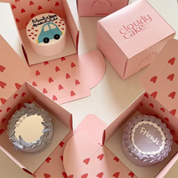 Vente en gros Carton plat pliable personnalisé Boîtes en papier de luxe pour pâtisserie pain gâteau boulangerie beignet