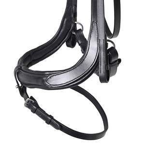 Đẹp hấp dẫn giải phẫu da Ấn Độ cưỡi ngựa ngựa Bridle thoải mái removeable flash với Fancy Swarovski móc - Product Image 6