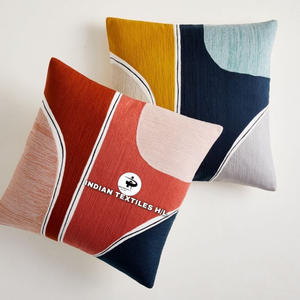 Funda de cojín cosida con cadena de lana bordada de Cachemira hecha a mano para sofá, sala de estar, producto de ITHL - Product Image 5