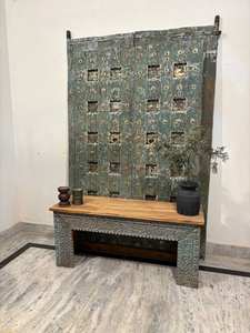 Elegante mesa de Consola de madera moderna con cajones de almacenamiento y estante para la decoración del hogar vestíbulo de entrada comedor sala de estar - Product Image 3