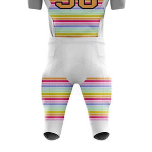 Ensemble d'uniformes de football américain de style professionnel pour les équipes organisées, conçu avec des matériaux sportifs durables - Product Image 4