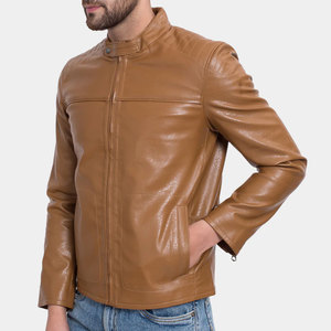 Chaqueta de cuero de motorista para hombre de peso pesado, precio barato, 2025, chaqueta transpirable de buena calidad para hombre - Product Image 3
