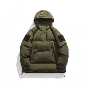 Down Coat cuenta con un cierre de cremallera, cuello redondo y diseño con capucha para la chaqueta - Product Image 3