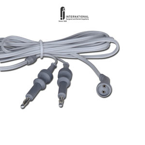 Venta caliente de alta calidad reutilizable Europeo Americano pinzas bipolares base superior de instrumentos quirúrgicos con cable de silicona - Product Image 5