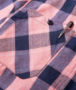 Nouvelle arrivée 2026, chemise à carreaux en flanelle à manches longues et à capuche pour homme, vente en gros, pour toutes les saisons, chemises à capuche pour homme, chemise homme ODM/ODM de BD - Product Image 5