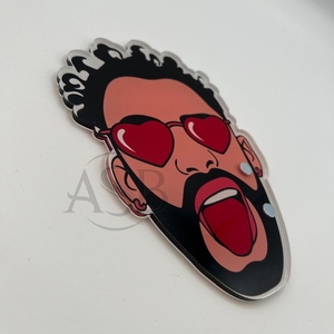 BAD BUNNY Lash Tile Azulejos acrílicos personalizados para pestañas con imanes para pinzas Venta al por mayor Diseño sostenible Azulejos de paleta de pestañas personalizados - Product Image 6