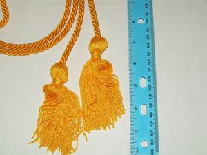 Fábrica al por mayor calidad Universidad graduación personalizada Honor cordón ceremonia entrelazado Honor cordones borla Trim - Product Image 6