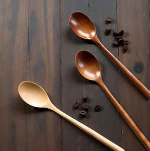 Cuchara de cocina de madera natural duradera de calidad superior perfecta para agitar o mezclar uso disponible a buen precio - Product Image 5