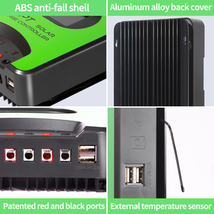 Cho ldsolar MPPT năng lượng mặt trời CHARGE <span class=keywords><strong>CONTROLLER</strong></span> 12V 24V 20A cho cắm trại pin Lithium ion tối ưu hóa cho hiệu quả - Product Image 3