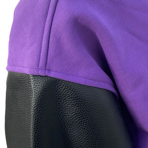 Chaqueta de béisbol de algodón con logotipo bordado para hombre, ropa de calle informal unisex, chaqueta con letras - Product Image 2