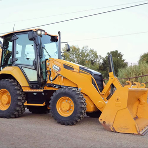 Retroexcavadora Cat420F usada de alta calidad, bajo costo de propiedad de China, falla 0, maquinaria de construcción de segunda mano, Motor central PLC - Product Image 1