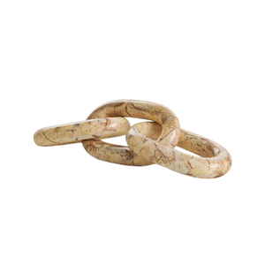 L'Inde fournit des articles de décoration intérieure écologiques personnalisés Chaîne en bois unique à trois maillons de chaîne en marbre - Product Image 4