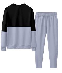 Survêtements en polyester pour hommes Survêtements pour hommes Ensemble 2 pièces Jogging décontracté Ensemble sweat à capuche et pantalon de survêtement à capuche - Product Image 1