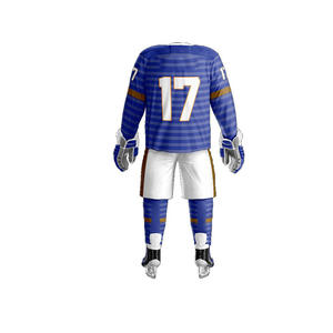 Concevez votre propre style uniforme de hockey sur glace personnalisé 100% polyester couleurs personnalisées de haute qualité et nom d'équipe vêtements de sport unisexe pour adultes - Product Image 3