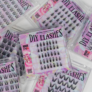 Wholesale Individual <b>Lashes</b> Cluster DIY Eyelashes for Extensions, Wispy & Natural <b>Volume</b> 0.15mm 13-15mm - Product Image 5