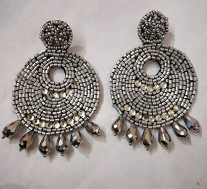 Pendiente de fiesta de boda multiColor, forma redonda, estilo indio, a precio de fábrica - Product Image 6