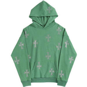 Prix d'usine, sweats à capuche pour femmes avec strass, coton léger et polyester, sweats à capuche pour hommes avec toutes les tailles disponibles, sweats à capuche unisexes avec logo - Product Image 4