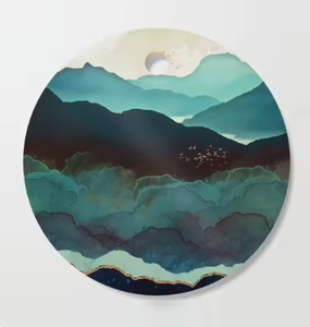 Tabla de Cortar Redonda de Madera Maciza Natural, Diseño Antiguo, para Uso en Restaurantes, Venta Caliente - Product Image 1