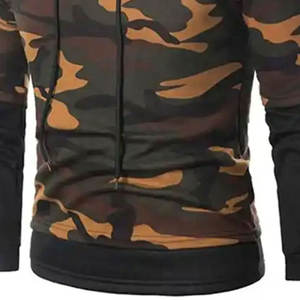 Sweat à capuche thermique surdimensionné 100% coton pour hommes de haute qualité Hip Hop Streetwear brodé bouffée impression motif 3D hiver uni - Product Image 2