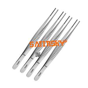 Pinzas para Tejidos Atraumáticas DEBAKEY DIETHRICH 20 CM Microcirugía Acero Inoxidable Manual Certificación CE Calidad Premium - Product Image 2