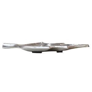 Hot Sale <b>Decorative</b> Aluminium <b>Leaf</b> Design Snacks Dry Fruit Serving Tray for Home Restaurants Tabletop Kitchen - Product Image 3