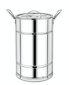 หม้อสแตนเลสขนาดใหญ่ 30 ลิตร คุณภาพดี ผลิตจากแผ่นสแตนเลสผิวกระจก - Product Image 1