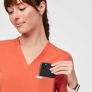 Vêtements de travail pour infirmières en polyester doux, vente chaude 2025, lavables, ensemble de blouses pour femmes, uniformes d'infirmières - Product Image 5