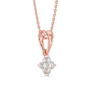 Collar Minimalista con Colgante de Piedras Preciosas en Capas de Oro, Certificado IGI, Tamaño Personalizable, Estilo Clásico, Amuletos de Moda para Mujer - Product Image 1