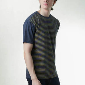 T-shirts pour hommes en polyester/coton tri-mélange coupe ajustée avec logo imprimé numérique - Product Image 6