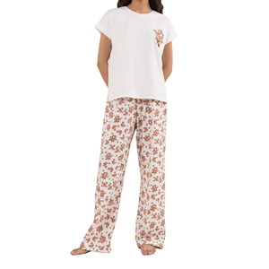 กางเกงขายาวลายตารางหมากรุกบางผ้าไอซ์ซิลค์ระบายอากาศได้ดีกางเกงทรงหลวมมีเชือกรูดสูงสำหรับฤดูใบไม้ผลิฤดูร้อน2025ออกแบบได้ตามต้องการ - Product Image 2