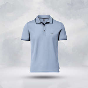 100% algodón para hombre para Polos logotipo bordado personalizado botón decoración transpirable tejido 3D patrón hilo teñido disponible - Product Image 3