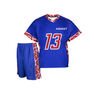 Dernier design, vêtements de sport respirants, uniforme de lacrosse, 100% polyester, unisexe, adultes, vente en gros, fabrication en usine - Product Image 1