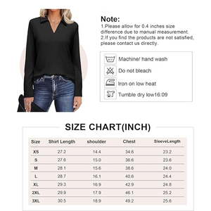 Camisas DE TRABAJO Blusas para mujer Ropa informal formal Blusas Loose Fit Business Casual Dressy Korean Camisa de trabajo de manga larga - Product Image 6