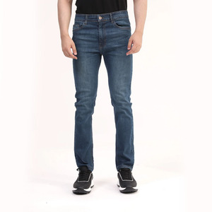 กางเกงยีนส์ผ้ายีนส์อเนกประสงค์สำหรับผู้ชายซักปานกลางใส่สบายเหมาะสำหรับสวมใส่ในชีวิตประจำวันและมีสไตล์ที่ทนทาน - Product Image 2