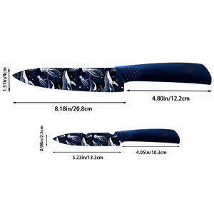 2 Juegos de Piezas de Cuchillos de Cocina de Cerámica en Blanco, Cuchillos Personalizados, Entrega Rápida, Precio de Fábrica, Calidad Premium, Plástico, Dropshipping en Ebay - Product Image 2