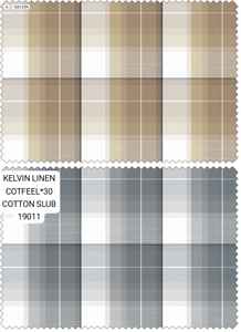 ผ้าลายตารางหมากรุกผ้าลินินผ้าฝ้ายคลาสสิกทนทานและมีสไตล์ - Product Image 3