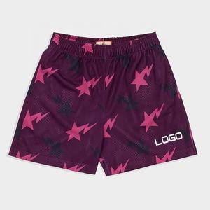 2025กางเกงกีฬาขาสั้นผู้ชายผ้าคอตตอนผ้าตาข่ายแห้งเร็วพิมพ์ลายลำลองมีเชือกผูกปิดกางเกงวิ่งออกกำลังกาย - Product Image 4