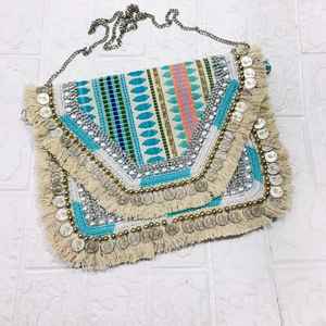 Bolso de mano bohemio con borlas, accesorio imprescindible para invitados de boda, fiestas en la playa y Festival de Música de moda - Product Image 5