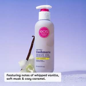 Paquete de Aceite para Afeitar EOS Cashmere, Vainilla Cashmere, Champán Rosa, Aceite Hidratante para Afeitar, Cuidado de la Piel, Alivio de Irritaciones por Afeitado, Venta al por Mayor - Product Image 3