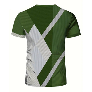 T-shirt de sublimation pour hommes, extensible, confortable, adapté à la salle de sport et aux activités de plein air, vêtements de fitness, t-shirts de sublimation pour hommes, style OEM - Product Image 2