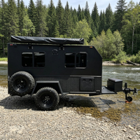 Mini-caravane de camping tout-terrain hybride 2026 pour voyages et camping en terre inconnue