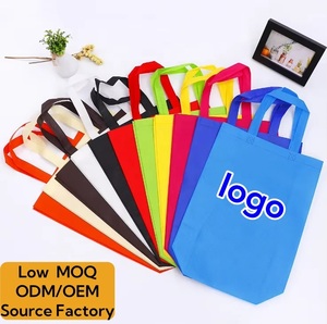<b>Cheap</b> Tote <b>Bags</b> Custom Printed Recyclable Fabric Non Woven Shopping <b>Bags</b> with logo 05 - Product Image 5