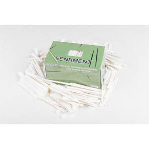 Cure-dents en bois ronds emballés individuellement 24 paquets x 1000 pièces B2B - Product Image 1